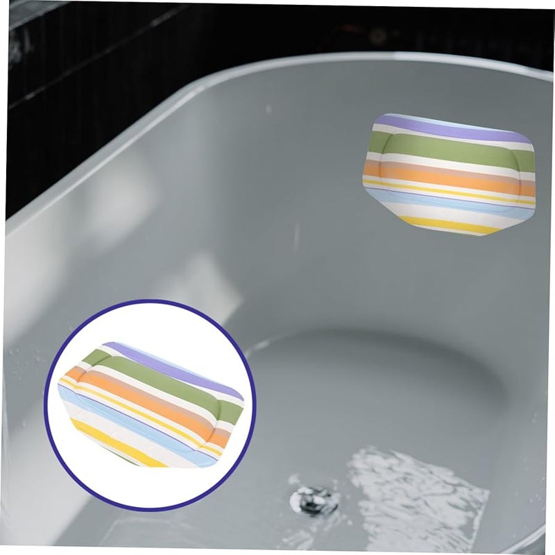 وسادة رأس حوض الاستحمام المحمولة مع أكواب شفط مريحة وسادة الاستحمام - Image 2